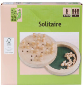 Natural Games Solitaire Holz 12 cm