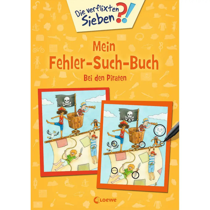 Loewe Die verflixten Sieben - Mein Fehler-Such-Buch