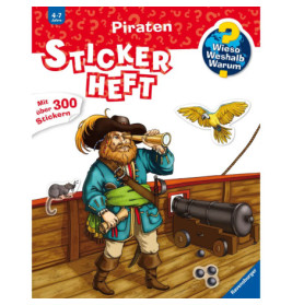 Ravensburger 32941 Wieso? Weshalb? Warum? Stickerheft: Piraten WWW-Malbuch (ab 01 06)
