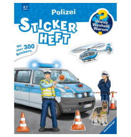 Ravenburger 32942 Wieso? Weshalb? Warum? Stickerheft: Polizei WWW-Malbuch (ab 01/06)
