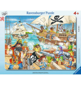 Ravensburger 061655 Puzzle: Angriff der Piraten, 30-48 Teile