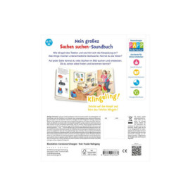 Ravenburger 43733 Sachen suchen, Sachen hören: Meine Welt Pappbilderbuch über 10 Euro