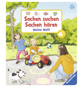 Ravenburger 43733 Sachen suchen, Sachen hören: Meine Welt Pappbilderbuch über 10 Euro