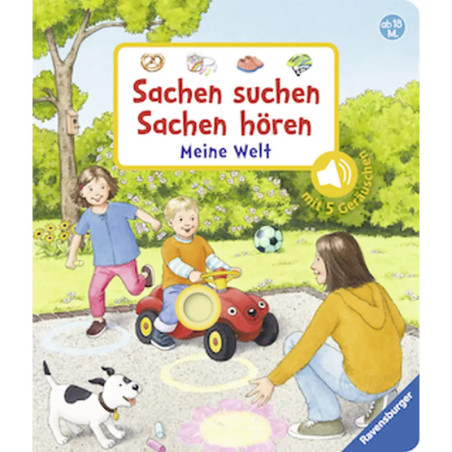Ravenburger 43733 Sachen suchen, Sachen hören: Meine Welt Pappbilderbuch über 10 Euro