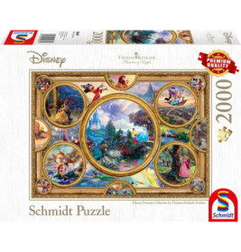Schmidt Spiele Puzzle Thomas Kinkade Disney Dreams Collection, 2000 Teile