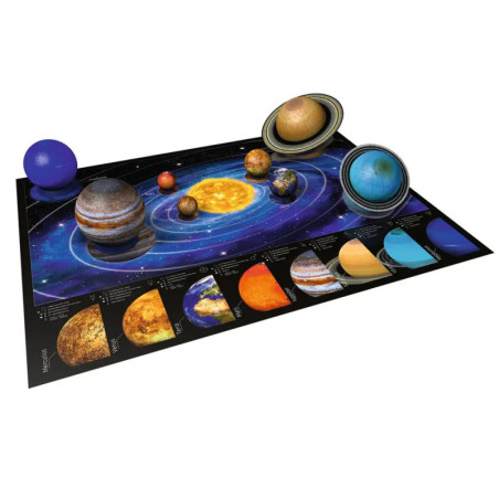 Ravenburger 11668 Puzzle Planetensystem 3D 27/54/72/108 Teile