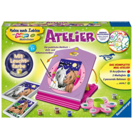 Ravenburger 28507 Malen nach Zahlen Atelier Pferde Malen nach Zahlen Atelier
