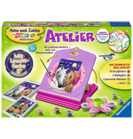 Ravenburger 28507 Malen nach Zahlen Atelier Pferde Malen nach Zahlen Atelier