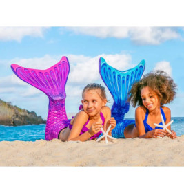 Fin Fun Meerjungfrau Mermaidens blau S/M