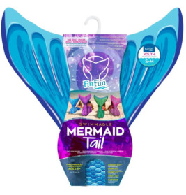 Fin Fun Meerjungfrau Mermaidens blau S/M