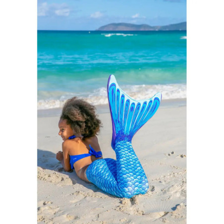 Fin Fun Meerjungfrau Mermaidens blau S/M
