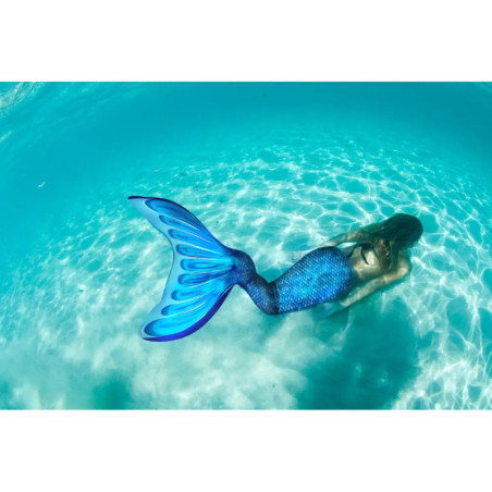 Fin Fun Meerjungfrau Mermaidens blau S/M