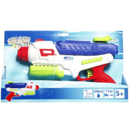 Splash & FUn Wasserpistole, Schuss- und Pumpfunktion, 34 cm