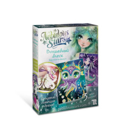Bastelset-Box von Nebulous Stars mit fantasievoller, bunter Gestaltung und russischem Text auf der Verpackung.