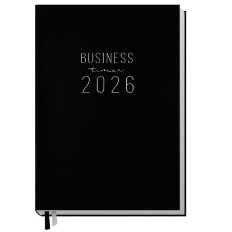 Business-Timer 2026 12 Mon. schwarz