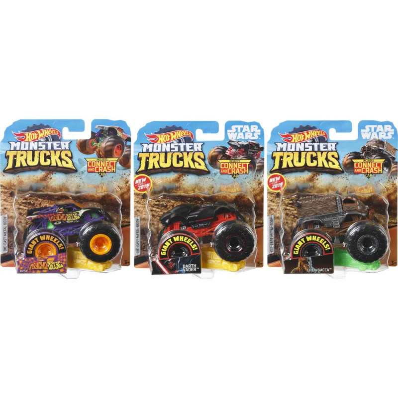 Mattel FYJ44 Hot Wheels Monster Trucks 1:64 Die-Cast, sortiert