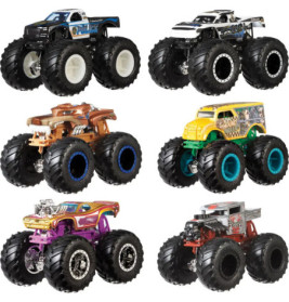Mattel FYJ64 Hot Wheels Monster Trucks 1:64 Die-Cast 2er-Pack, sortiert