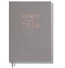 Business-Timer 2026 12 Mon. grau-rose