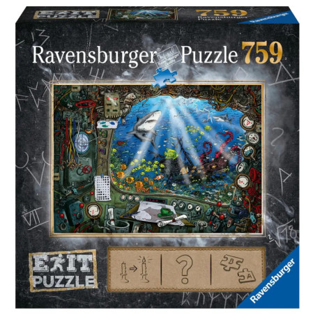 Ravenburger 19953 Puzzle Im U-Boot 759 Teile