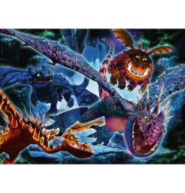 Ravensburger 13710 Puzzle Leuchtende Dragons 100 200 Teile XXL