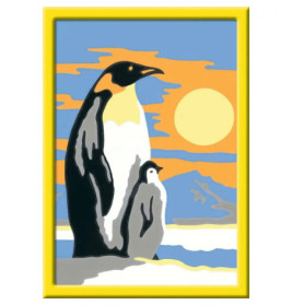 Ravenburger 28466 Malen nach Zahlen Süße Pinguine D Malen nach Zahlen Serie F
