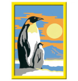 Ravenburger 28466 Malen nach Zahlen Süße Pinguine D Malen nach Zahlen Serie F