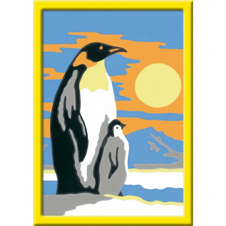 Ravenburger 28466 Malen nach Zahlen Süße Pinguine D Malen nach Zahlen Serie F