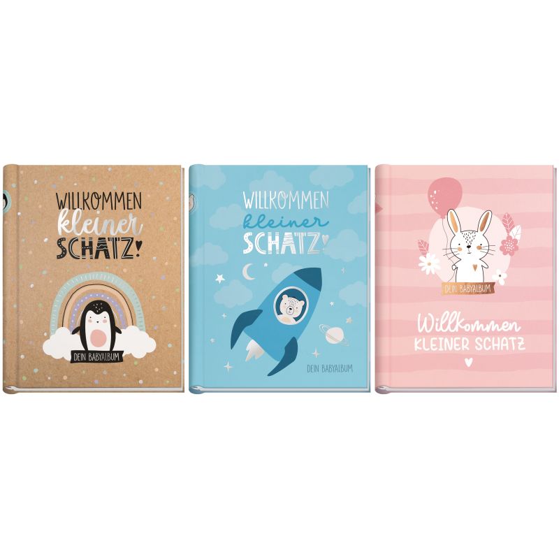 Babyalbum Willkommen kleiner Schatz Babyalbum Willkommen kleiner Schatz