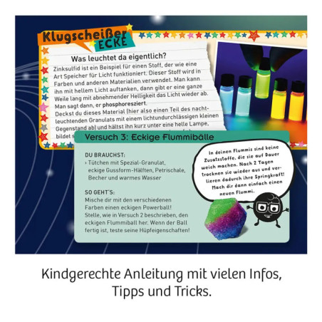Fun Science Nachtleuchtende Flummie Power
