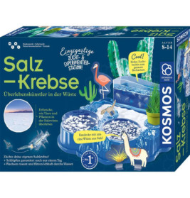 Kosmos Experimentierkasten für 8- bis 14-Jährige: Salzwassergarnelen züchten, Thema Wüstenüberleben.