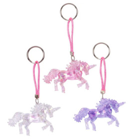 Schlüsselanhänger Diamant-Einhorn Einhorn-Paradies, sortiert (1 Stück)