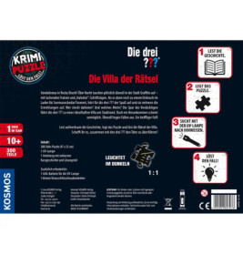 Krimipuzzle Die drei ??? Die Villa der Rätsel