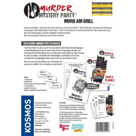 Murder Mystery Party - Mord am Grill