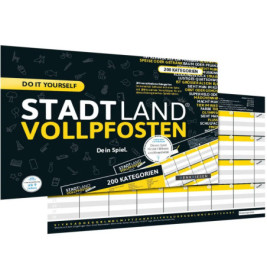 STADT LAND VOLLPFOSTEN - DO IT YOURSELF-EDITION (DinA4-Format)