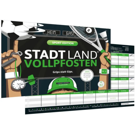 Stadt, Land, Vollpfosten - Sport Edition - Grips statt Gips