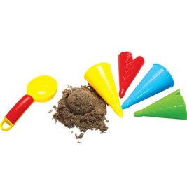 Sandform Eiscreme, 5 im Netz