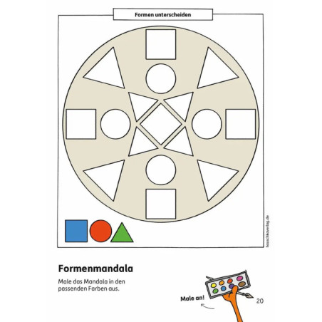 Kindergartenblock - Gemeinsamkeiten & Unterschiede ab 4 Jahre. Ab 4 Jahre., sortiert