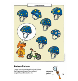 Kindergartenblock - Gemeinsamkeiten & Unterschiede ab 4 Jahre. Ab 4 Jahre., sortiert