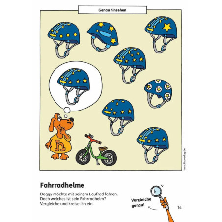 Kindergartenblock - Gemeinsamkeiten & Unterschiede ab 4 Jahre. Ab 4 Jahre., sortiert