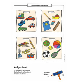 Kindergartenblock - Gemeinsamkeiten & Unterschiede ab 4 Jahre. Ab 4 Jahre., sortiert