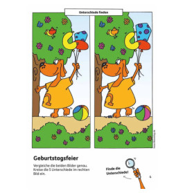 Kindergartenblock - Gemeinsamkeiten & Unterschiede ab 4 Jahre. Ab 4 Jahre., sortiert