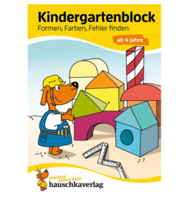 Kindergartenblock - Formen, Farben, Fehler finden ab 4 Jahre. Ab 4 Jahre., sortiert