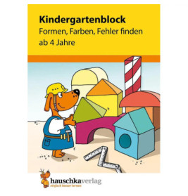 Kindergartenblock - Formen, Farben, Fehler finden ab 4 Jahre. Ab 4 Jahre., sortiert