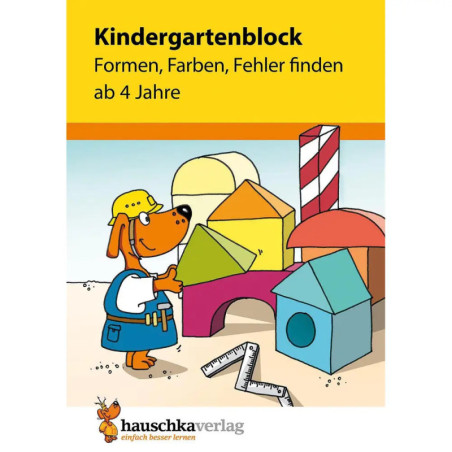 Kindergartenblock - Formen, Farben, Fehler finden ab 4 Jahre. Ab 4 Jahre., sortiert