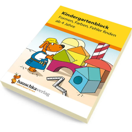 Kindergartenblock - Formen, Farben, Fehler finden ab 4 Jahre. Ab 4 Jahre., sortiert