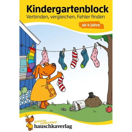 Kindergartenblock - Verbinden, vergleichen, Fehler finden ab 4 Jahre. Ab 4 Jahre. Kindergartenblock - Verbinden, vergleichen, Fehler finden ab 4 Jahre. Ab 4 Jahre.