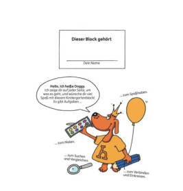 Kindergartenblock - Verbinden, vergleichen, Fehler finden ab 4 Jahre. Ab 4 Jahre.