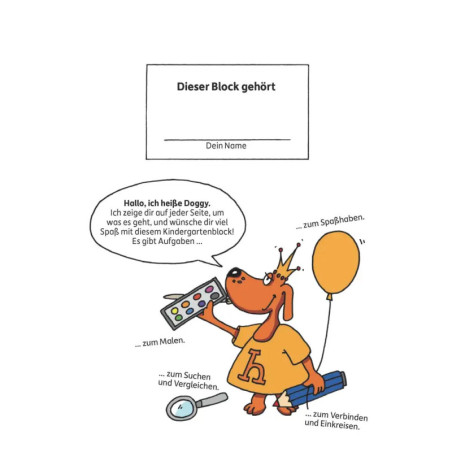 Kindergartenblock - Verbinden, vergleichen, Fehler finden ab 4 Jahre. Ab 4 Jahre.