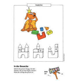 Kindergartenblock - Verbinden, vergleichen, Fehler finden ab 4 Jahre. Ab 4 Jahre.