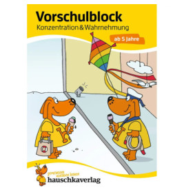 Vorschulblock - Konzentration und Wahrnehmung ab 5 Jahre. Ab 5 Jahre.